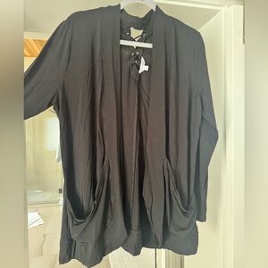 Black Long Sleeve Cardigan